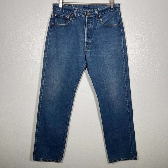 Vintage 1999 Levi's 501 xx Denim Jeans Special Edition 34x32* Button Fly - Picture 2 of 13